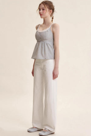 Patchwork Lace Camisole Set-Up