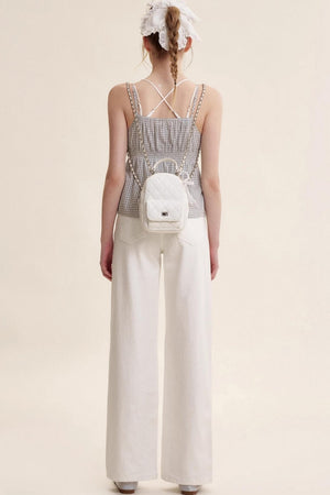 Patchwork Lace Camisole Set-Up