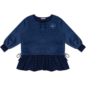 Patchwork Plaid Wool Dress