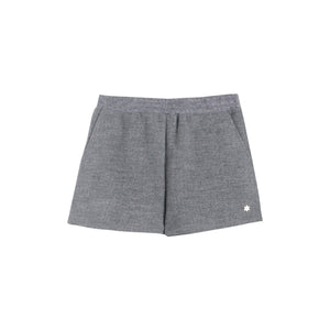 Patchwork Tweed Bootcut Shorts
