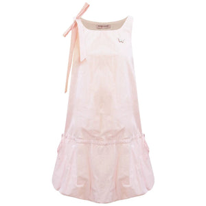 Peach Soda Lace-Up Camisole Dress