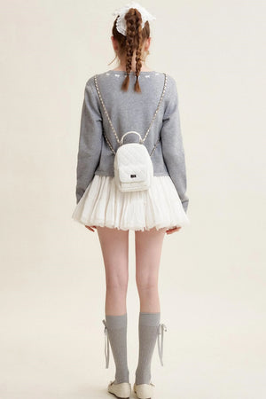 Pearl Button Knit Cardigan