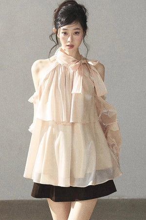 Pearl Luster Satin Blouse