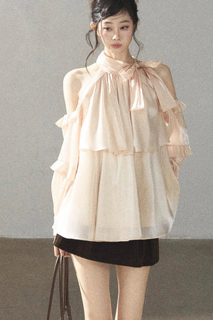 Pearl Luster Satin Blouse
