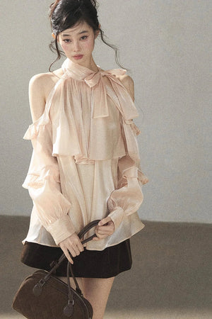 Pearl Luster Satin Blouse
