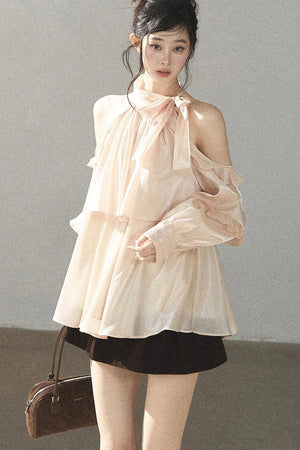Pearl Luster Satin Blouse