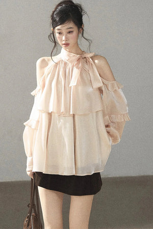 Pearl Luster Satin Blouse
