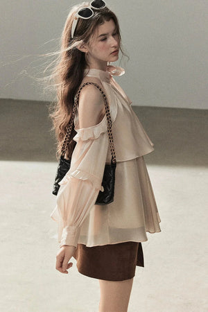 Pearl Luster Satin Blouse