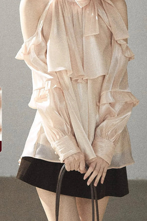 Pearl Luster Satin Blouse