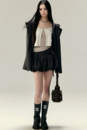 Pendant Blouse Vest Set