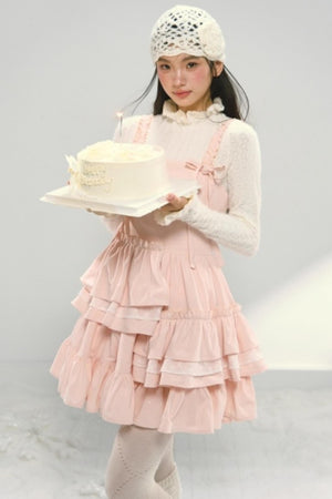 Pink Corduroy Princess Dress