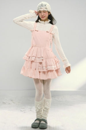 Pink Corduroy Princess Dress