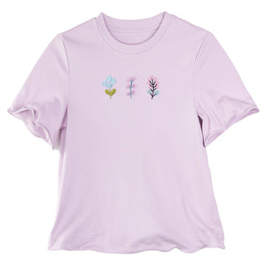 Pink Embroidery T-Shirt
