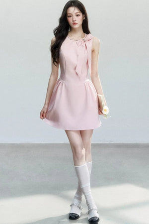 Pink Princess Satin Dress