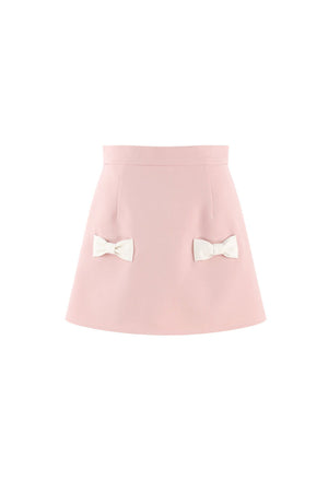 Pink Sleeveless Top and Skirt Two-Piece Set-Up