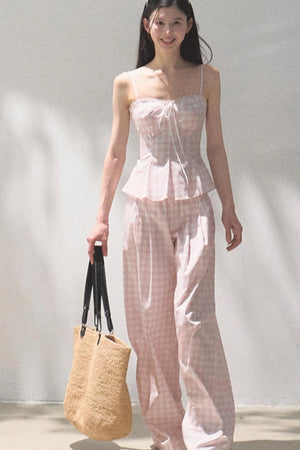 Pink Wide Leg Set-Up