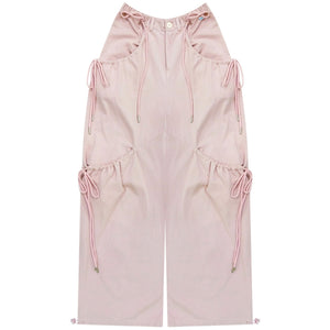 Pink Wide-Leg Trousers