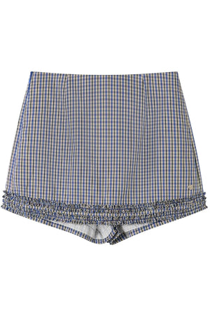Plaid A-line Skirt