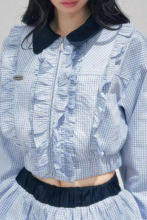 Plaid Academy Suit Set-Up