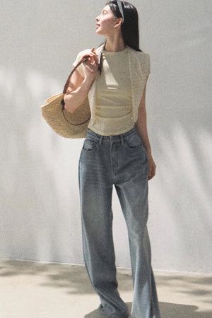 Plaid Cotton Tee