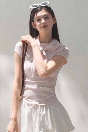Plaid Cotton Tee