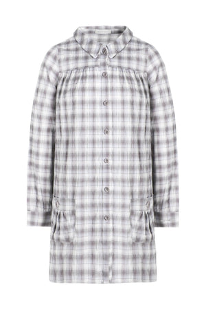 Plaid Large Pocket Shirt