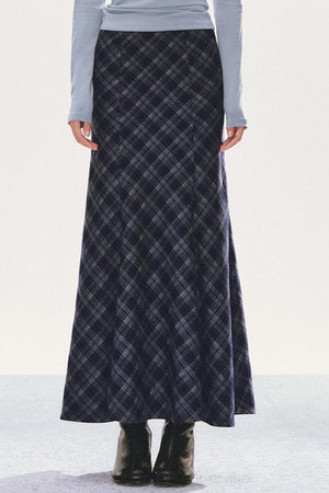 Plaid Mermaid Skirt