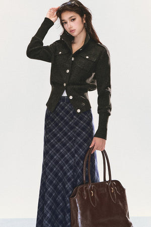 Plaid Mermaid Skirt