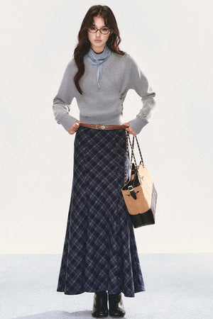 Plaid Mermaid Skirt