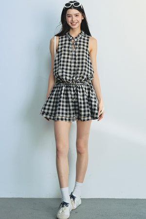 Plaid Mullet Dress