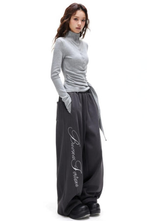 Plaid Patchwork Fleece-Lined Pants