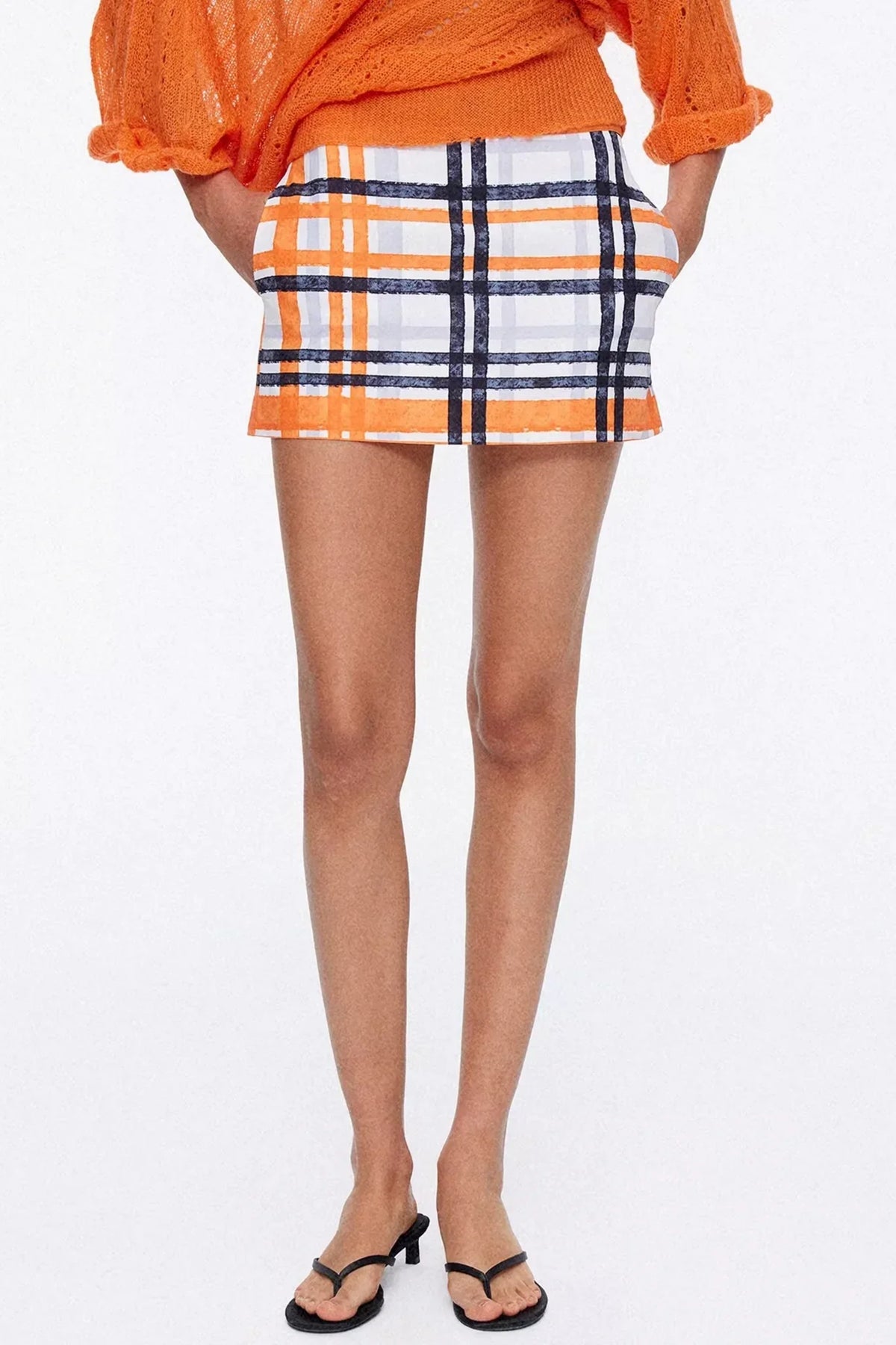 Plaid Retro Short Skirt