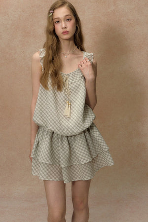 Plaid Retro Summer Dress