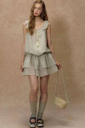 Plaid Retro Summer Dress