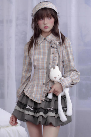Plaid Rose Shirt