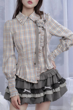 Plaid Rose Shirt