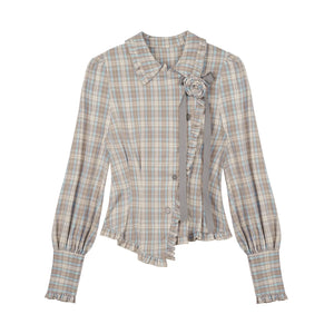 Plaid Rose Shirt