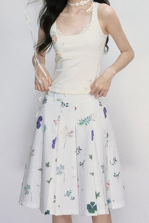 Plant A-Line Skirt