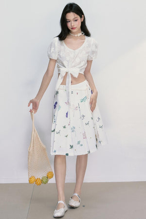 Plant A-Line Skirt