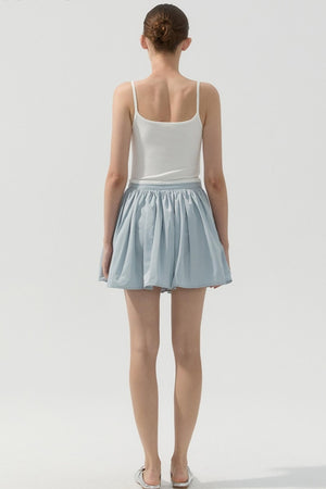 Pleated Bustier Skirt