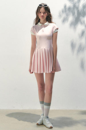 Pleated College Dress