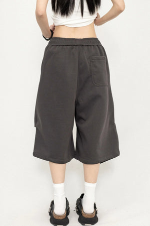 Pleated Culotte Pants