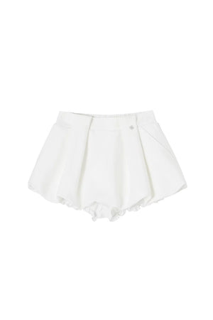 Pleated Flower Bud Skirt