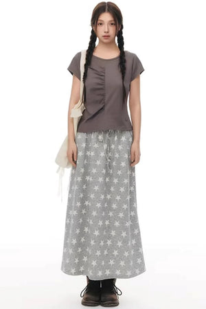 Pleated Pure Cotton Top