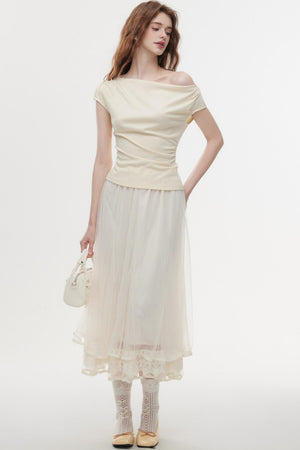 Pleated Summer T-Shirt