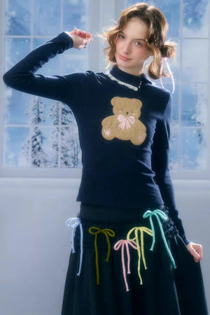 Plush Bear Knitted Base Shirt