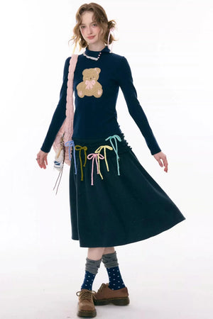 Plush Bear Knitted Base Shirt