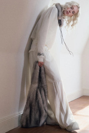 Plush Fur One-Shoulder Bag