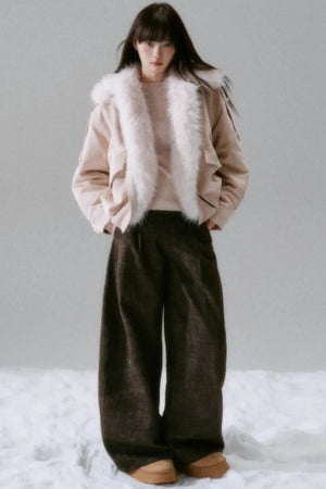 Plush Suede Bud Coat