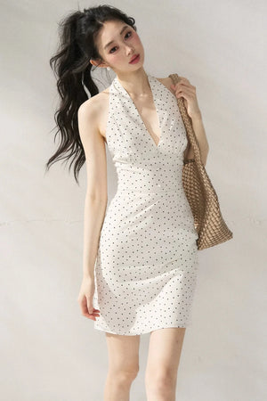 Polka Dot Bodycon Dress